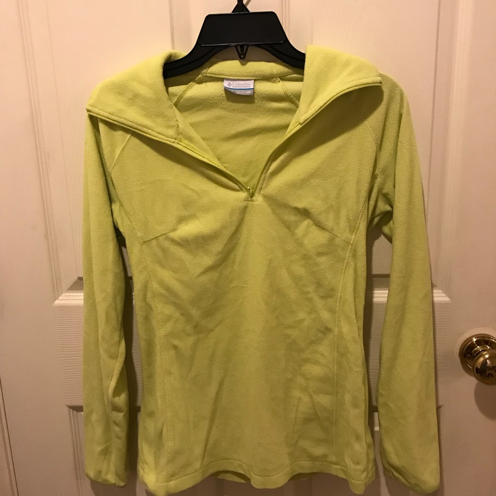 Columbia Yellow/Lime Green Pullover